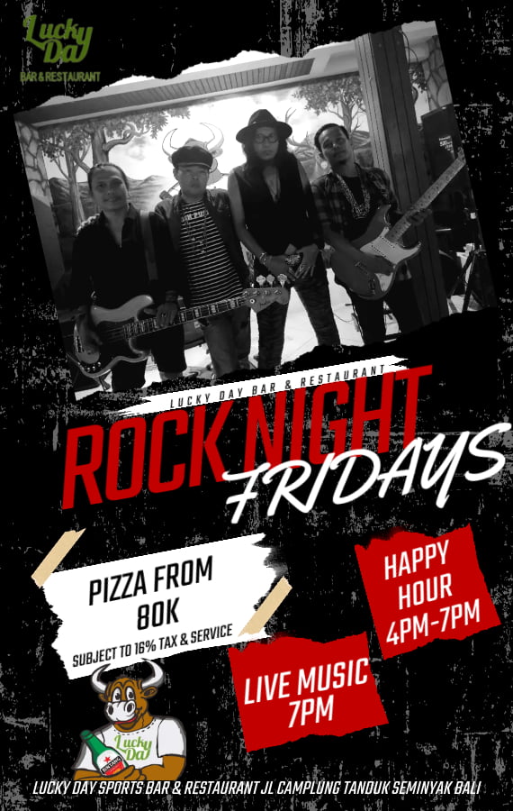 Friday Live Music - Lucky Day Bar